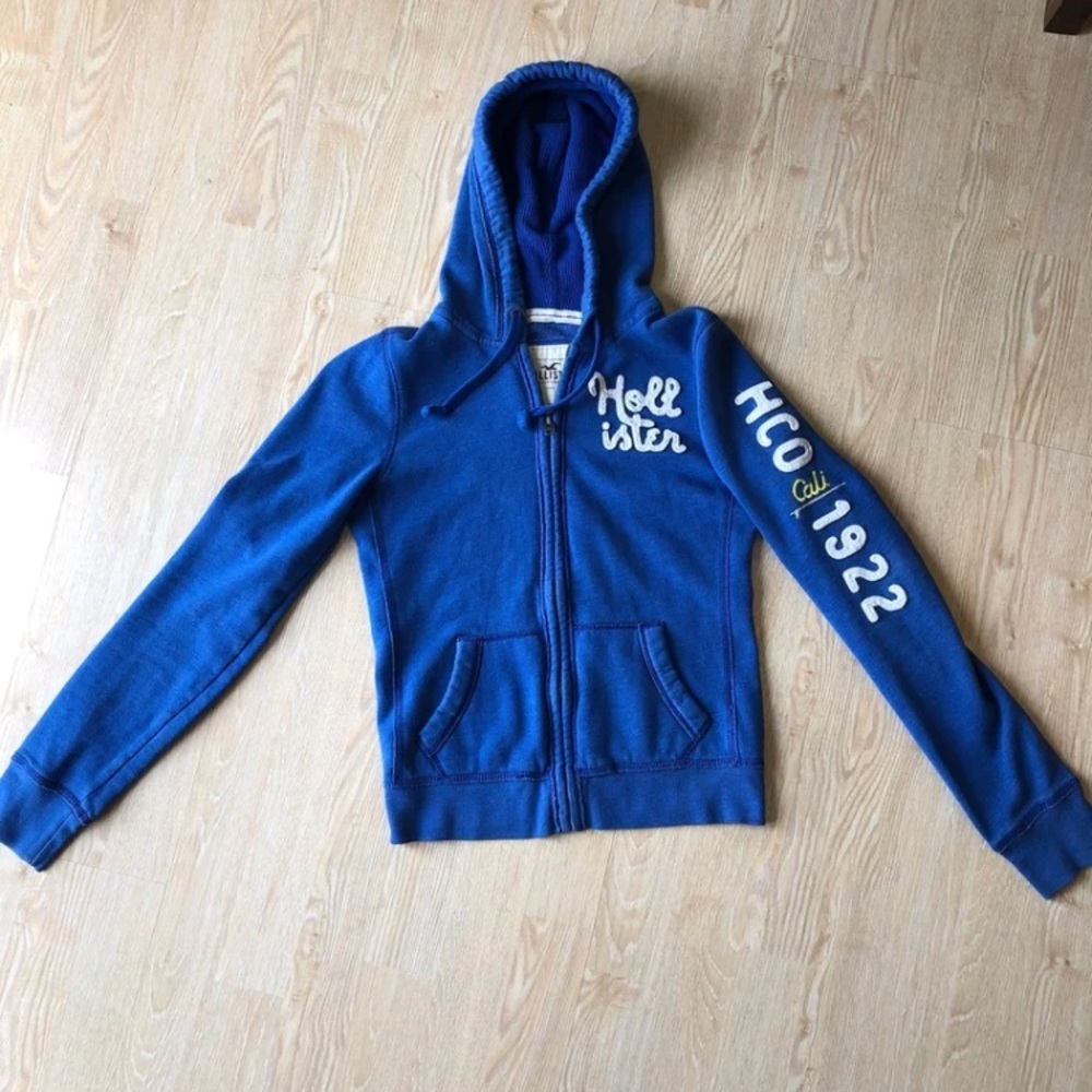 Hollister zip hoodie